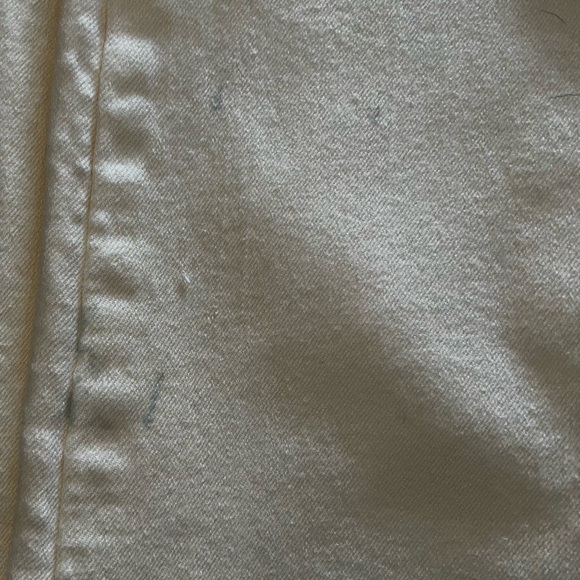 Lily Pulitzer Women’s Pale Yellow Low Rise Raw Hem Jeans Sz 0 - Picture 12 of 13